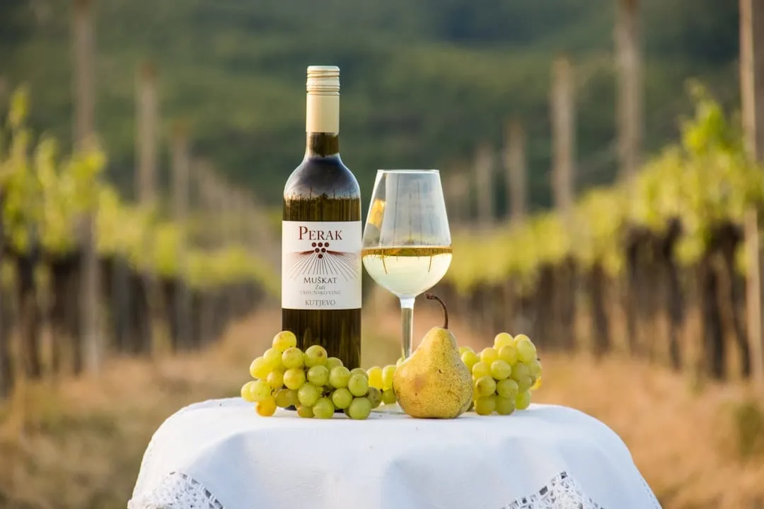 Picada de quesos y fiambres con vino